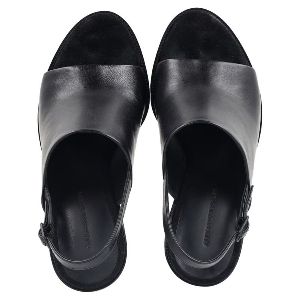 Alexander Wang Cole Slingback Mules in Black Leather - Picture 2 of 6